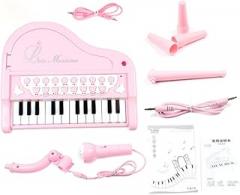 Simulated Piano Toy for Boys and Girls Electronic Organ Microphone Creative Learning Music Educational Toy