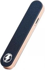 Slide Electric Lighter - Rechargeable Small Sized Rose Gold & Matte Black, Minimalist & Concealable, Flameless & Windproof, for Women & Men Stocking Stuffer