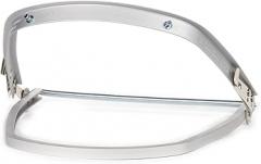 MSA 10158799 V-Gard Frame - General Purpose & Elevated Temperature Applications, Fits Cap-Style Hard Hats, Metal - Heavy Duty Anodized Aluminium, Durable & Replaceable Safety Helmet Accessory