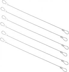 Uonlytech 6pcs Colorful Coated Stainless Steel Camera Tethers Safety Lanyards Cameras and Electronic Devices and Flexible Wire Rope for Secure Use