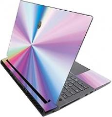 MightySkins Skin for Alienware M17 R3 (2020) & M17 R4 (2021) - Rainbow Zoom | Protective Viny wrap | Easy to Apply and Change Style | Made in The USA