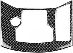 for mazdas CX-5 CX5 2017 2018 Carbon Fiber Interior Electronic Handbrake Knob Button Panel Cover Trim Sticker Car Accessory(Right)