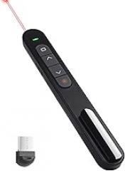 Professional Presentation Clicker, Wireless PPT Presenter Remote Control for Slideshow, Lecture, Meeting with Page Flip, Windows Swithch, Volume Control, Make Your Presentation Vivid