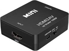 HDTV to AV Adaptier HDTV Converter MINI Box AV CVSB LR Video Composite AV Scaler Converter for PC HDTV Projector New 2026 High for Reliable Electronic Component, Precision, Stable Performance