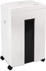 WOLVERINE 10-Sheet Super Micro Cut High Security Level P-5 Heavy Duty Paper/CD/Card Ultra Quiet Shredder for Home Office by 60 Mins Running Time and 6 Gallons Pullout Waste Bin SD9112(White ETL)