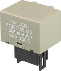 Electronic LED Flasher Relay Fix Compatible for Lexus IS250 2008-2013, 8 Pin Plastic Gray