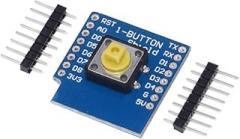 1 Piece One Button Shield for WeMos D1 Mini Button for Wemos DIY Electronic PCB Board D1 Mini Button Module with Pin