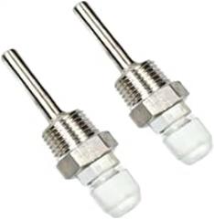 50/100/200/300mm 1/2in Thread Immersions Sleeve Shell Blind Tube Stainless Steel Probe Water Tanks Protective Shell Thermowell