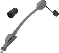 SPX Male to RJ45 Satellite Adapter 1200mbps Data Transfer Rate Compatible with PoE Injectors and Routers IP68 Water Proof for Indoor and Outdoor Use