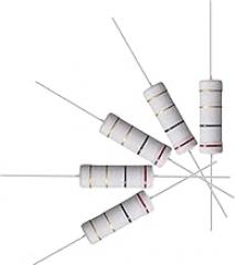 10Pcs 2 Ohm Resistor, 5W 5% Tolerance Metal Oxide Film Resistors, Lead, Flame Proof for DIY Electronic Projects and Experiments