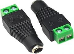 5 Pcs DC C0innector 5.5mm X 2.1MM Socket Male and Female LED Adaptier for CCTV Power Convert LED Strip Light C0innection 2.5MM Replacement for OEM New 2026 High for Reliable Electronic Component