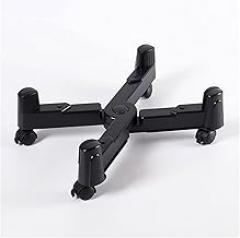CPU Stand CPU Stand Mobile Desktop Tower Adjustable and Mobile PC Holder PC Stand Cooling Mainframe with Wheels and Adjustable Width CPU Holder PC Cart(D)