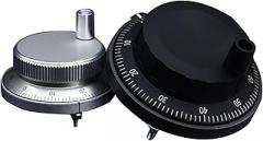 Pulser Handwheel 60/80mm 100PPR Manual Pulse Generator Hand Wheel Machine Rotary Electronic 4pins 6pins(12V 4pins 100PPR,Black,80mm)