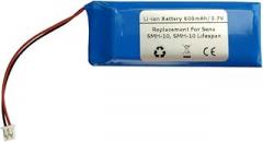 3.7V 800mAh Battery for Sena SMH-10, SMH-10 Lifespan Motorcycle Bluetooth Headset, Helmet intercom, Battery Model: 1ICP52/248P