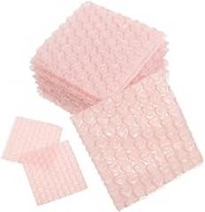 100Pcs Heart Shaped Bubble Bags for Women Cushioning Packaging Wrap for Glasses Ceramics and Electronics Lightweight Protective Shipping Supplies for Special Occasions