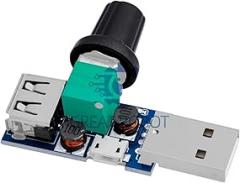 DC 4V-12V 5W XY-FS USpB Fan Stepless Governor USpB Fan Spee AURXiliary Cooling Tool Replacement for OEM New 2026 High for Reliable Electronic Component, Precision, Stable Performance