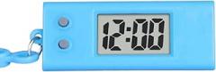 HUIFACAI Electronic Watch Keychain Portable Pocket Sized Digital Clock Keyring Accurate Time Display Clock Student Supplies, Blue