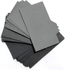 70pcs Sandpaper 600/800/1000/1200/1500/2000/2500grit Wet/Dry for Automotive Furniture Industry Electronics Polishing Grinding