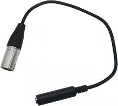 XLR Male to 6.35mm Female Socket Audio Cord for Connecting Microphones, Audio Electronic Equipment, Amplifiers