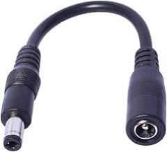 Travel 5.5x2.1mm Female Adapter Cable Converter Cord 22AWG Multiple Plug Output Optional for Electronics
