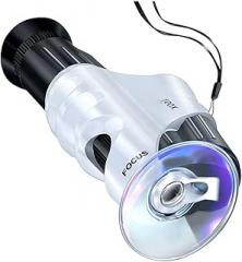 Lab Microscope Accessories Outdoor Portable Electronic Handheld Microscope, Experiment Equipment Set