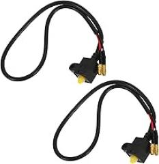 Zerodeko 2pcs Motorcycle Brake Light Stop Switch Brake Light Switch Replacement Electronic Tail Stop Wire