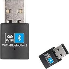 2.4G VViFi Network Card 150Mbps USpB VViFi BIIuetuoth Adaptier 2in1 DongIe Wirreless WLAN Signal Adaptier Driver for PC Laptop Win 8/10 New 2026 High for Reliable Electronic Component