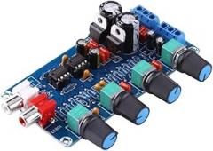NE5532 Preamplifier Electronic Components Amplifier Module Dual Channel Volume EQ HiFi Tone Control Board AC 12V-18V
