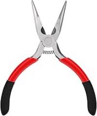 Long Nose Pliers, Steel High Precision Non-Slip Needle Nose Pliers, Wire Cutter Pliers, Practical Electronic Industrial Repairing, Wire Cutter Pliers