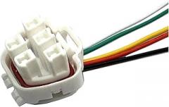 1 Set 5 Pin 90980-11077 Auto Fuel Pump Electronic Connector Wiring Harness Pigtail Plug (Color : Dark Grey, Size : 5 Sets)