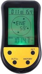 Electronic Digital Altimeter with LCD Backlight Barometer Thermometer Weather Forecast Clock and Calendar Functions for Hiking Climbing Fishing and Camping