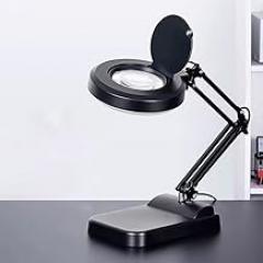 30X LED Illuminated Magnifying Desk Lamp, for Electronics Repair & Precision Work, Professionals & Hobbyists X02-7