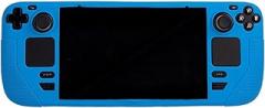 Silicone Case & Shell for Steam Deck, Protective Case for Steamdesk Hori – Anti-Slip, Shockproof, Lightweight Cover with Ergonomic Grip – Steam Deck Hori Accessories Set (Blue)