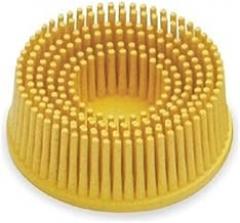 3M 18732 2 Inch Roloc Bristle Disc 80 Grit, Yellow