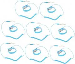 Zerodeko 8pcs Adjustable Static Wristbands ESD Grounding Straps for Electronics Labs Ergonomic Design for Seamless Production and Research Activities