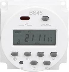 12VDC Voltage Electronic Timer Switch programmable Timer with 16 Times on/Off per Day/Weekly