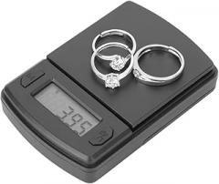 Alvinlite Mini Pocket Jewelry Scale Digital Gram Scale Pocket Electronic Scale Suitable for Kitchen Jewelry,Coffee and Small Items 500g x 0.01g (Battery Not Include)