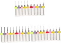 HOMSFOU 30pcs Tungsten Steel Drill Bit Set High Precision Rotary Bits for Electric Drill for Efficient Punching and Smooth Drilling Hand Tool Accessories for Crafts and Projects