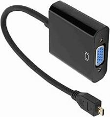 Ymiko Vga to Adapter, to Vga Adapter with Power Supply Function 1080P Micro to Vga Video Converter Adapter Vga to USB Adapter for 4B (#1)