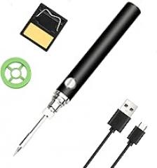 Gikfun Cordless Soldering Iron Kit, USB Portable Soldering Iron with 3 Adjustable Temperatures for Electronics DIY Tool and Home Appliance Repair