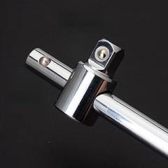 Socket Wrench Sliding T Bar Extension Rod, Chrome Vanadium Steel Slide Bar with Anti Off Steel Ball for Car, Mechanical Parts, Electronics and Pipe Repair, 1/4 3/8 1/2 Drive Sizes(115mm)