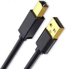 USB2.0 Printer Cable USB A to B Cable for Printers Electronics Fast Data Transfer and Frequent Use Reliable Connection