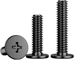 M1.2x2.5(300pcs) Computer Screws,Screws for Computer,Electronics,M1/M1.2/M1.4/M1.6/M3 Screw,Micro Screws,Mini Screws Assortment Kit for Computer Electronic Repair,Black