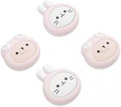 PlayVital Thumb Grip Caps for Steam Deck LCD, Silicone Thumbsticks Grips Joystick Caps for Steam Deck OLED - Cosplaying Kitten & Puppy