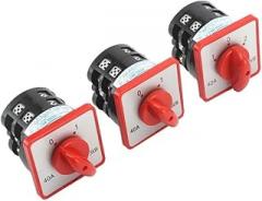 1PC HZ5D-40/7.5 L03 7.5KW 40A 2 Poles Multipolar Electronic Starter Circuit Changeover Rotary Combination Switch