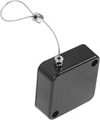 Retractable Cable Lock Tether for Remote Control -Theft Security for Electronics Display Self-Adhesive Design Wire Locking Clips