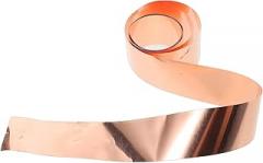 Versatile Copper Sheet Roll Thick Wide Long Pure Metal Foil for Electrical DIY Projects Circuit Connections Electronic Component Repair and Crafting