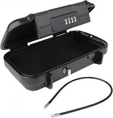 Portable Safe Box Travel Safe Box Large Capacity Security Lockbox Code Waterproof Key Lock Box with Removable Cable Handle New 2026 High for Reliable Electronic Component