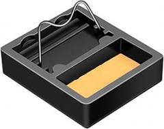 Soldering Iron Holder Soldering Iron Stand Spring Holders Support Solder with Cleaning Sponge for Electronics Repair DIY, 47*40.5*12MM, Type:mini