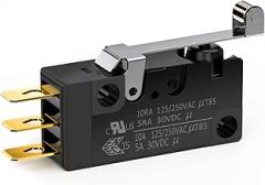 Hinge Roller Lever Waterproof Momentary Push Button Micro Limit Switch 1NO 1NC SPDT Snap Action Mini Switches 3 Pins 1 Pc ​for Arduino, Appliance and Electronic Equipment